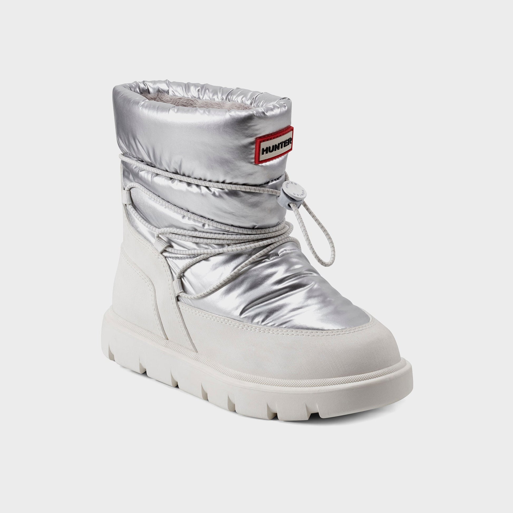 Kids Kith Hunter Kids Cozy Lug Sole Insulated Waterproof Snow Boot - Silver