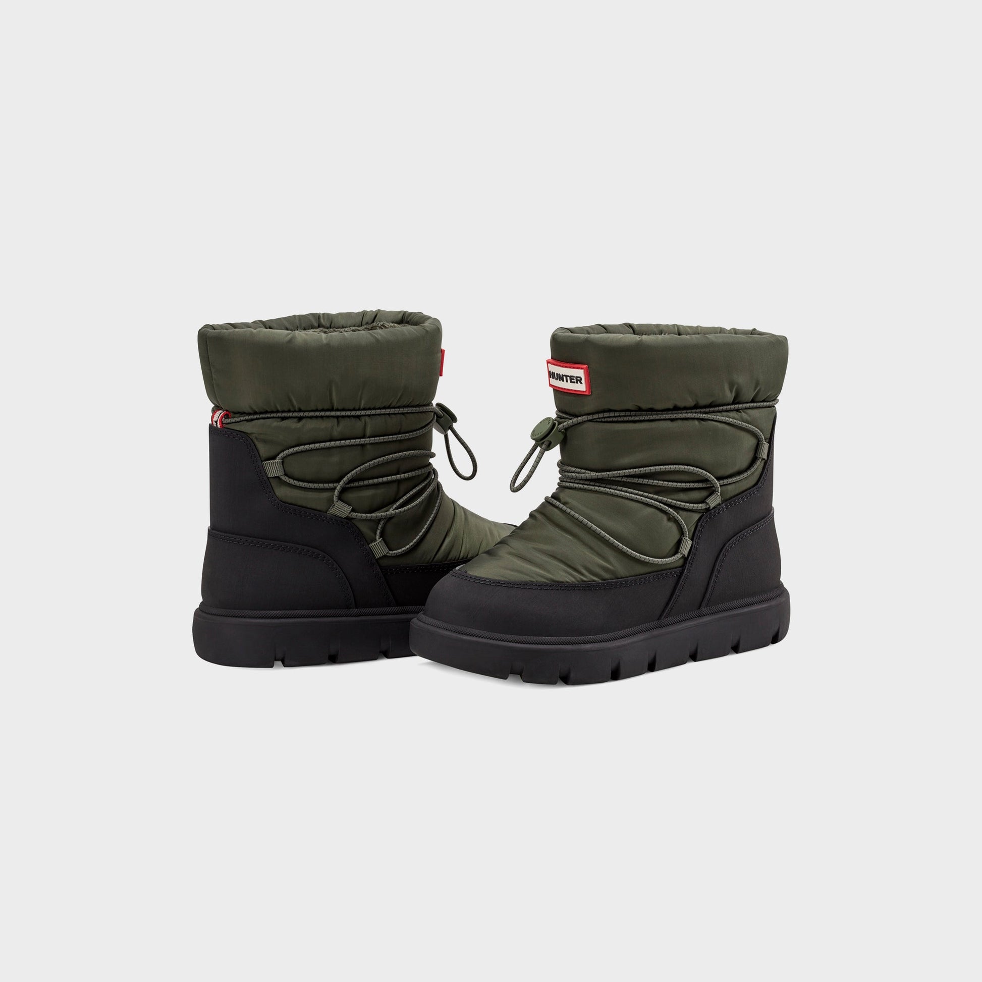 Kids Kith Hunter Kids Cozy Lug Sole Insulated Waterproof Snow Boot - Medium Gree
