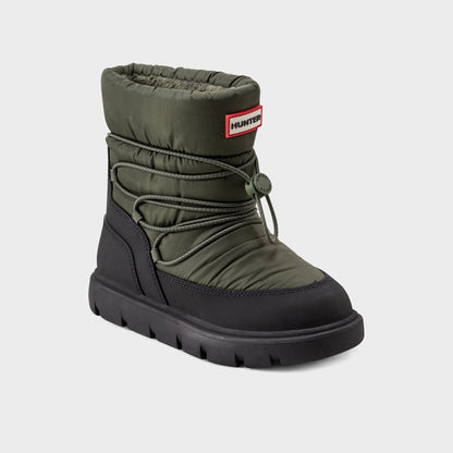 Kids Kith Hunter Kids Cozy Lug Sole Insulated Waterproof Snow Boot - Medium Gree