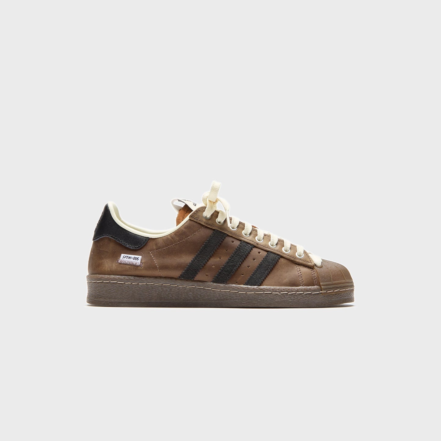 Men Kith adidas Superstar 82 SFTM - Mute Brown / Black