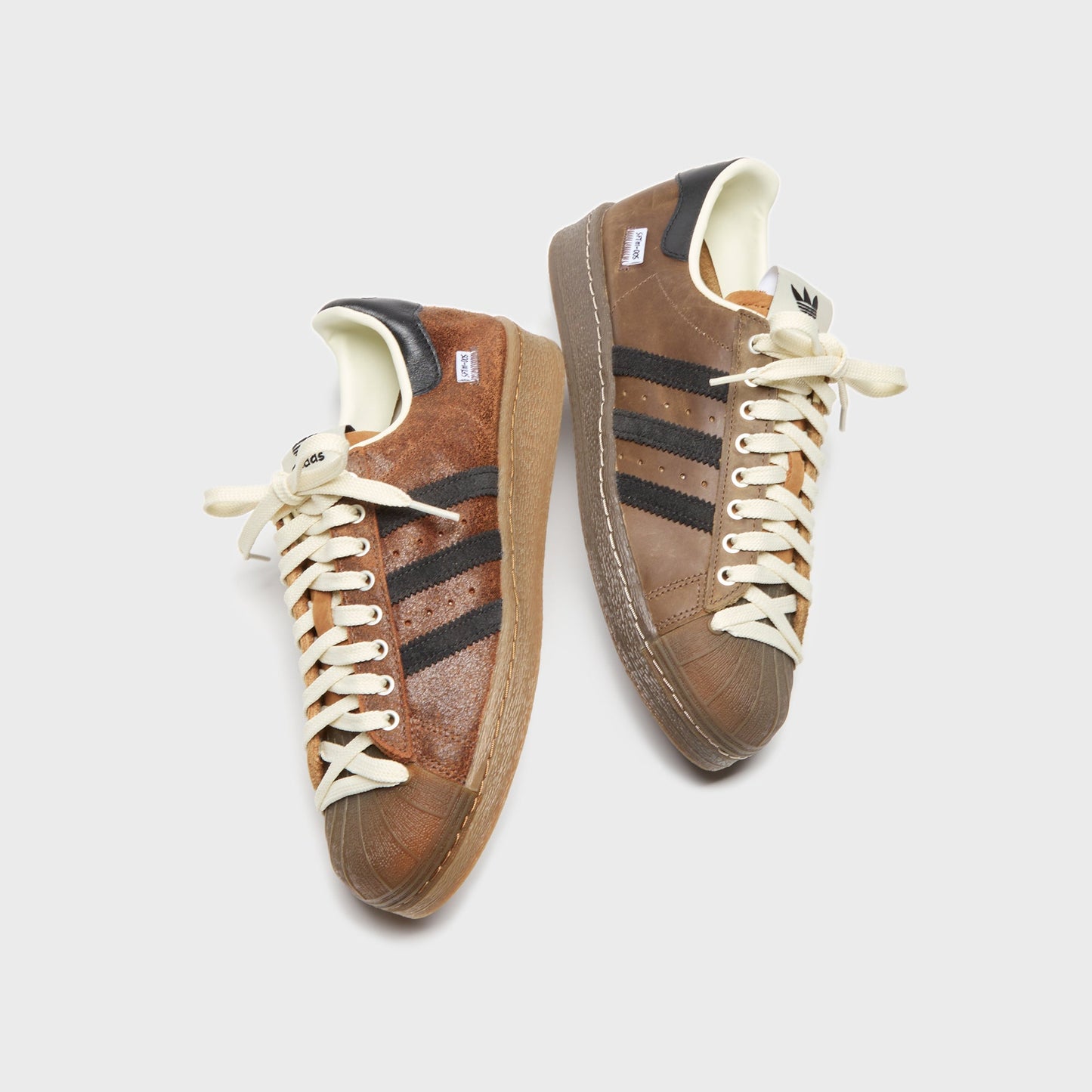 Men Kith adidas Superstar 82 SFTM - Mute Brown / Black