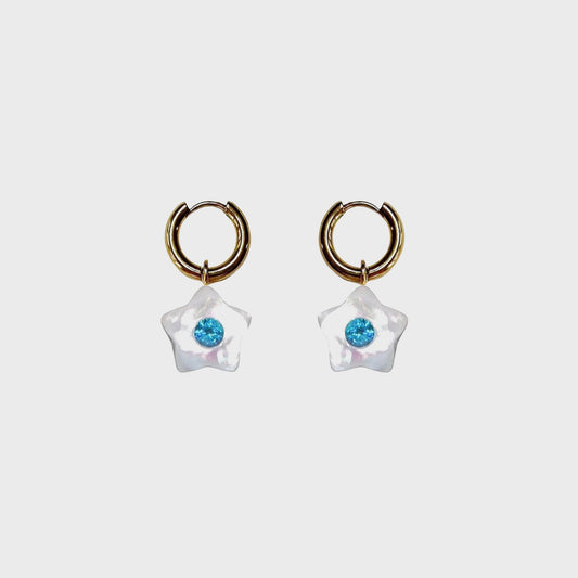 Women Kith Notte Star Glow Earrings - Blue