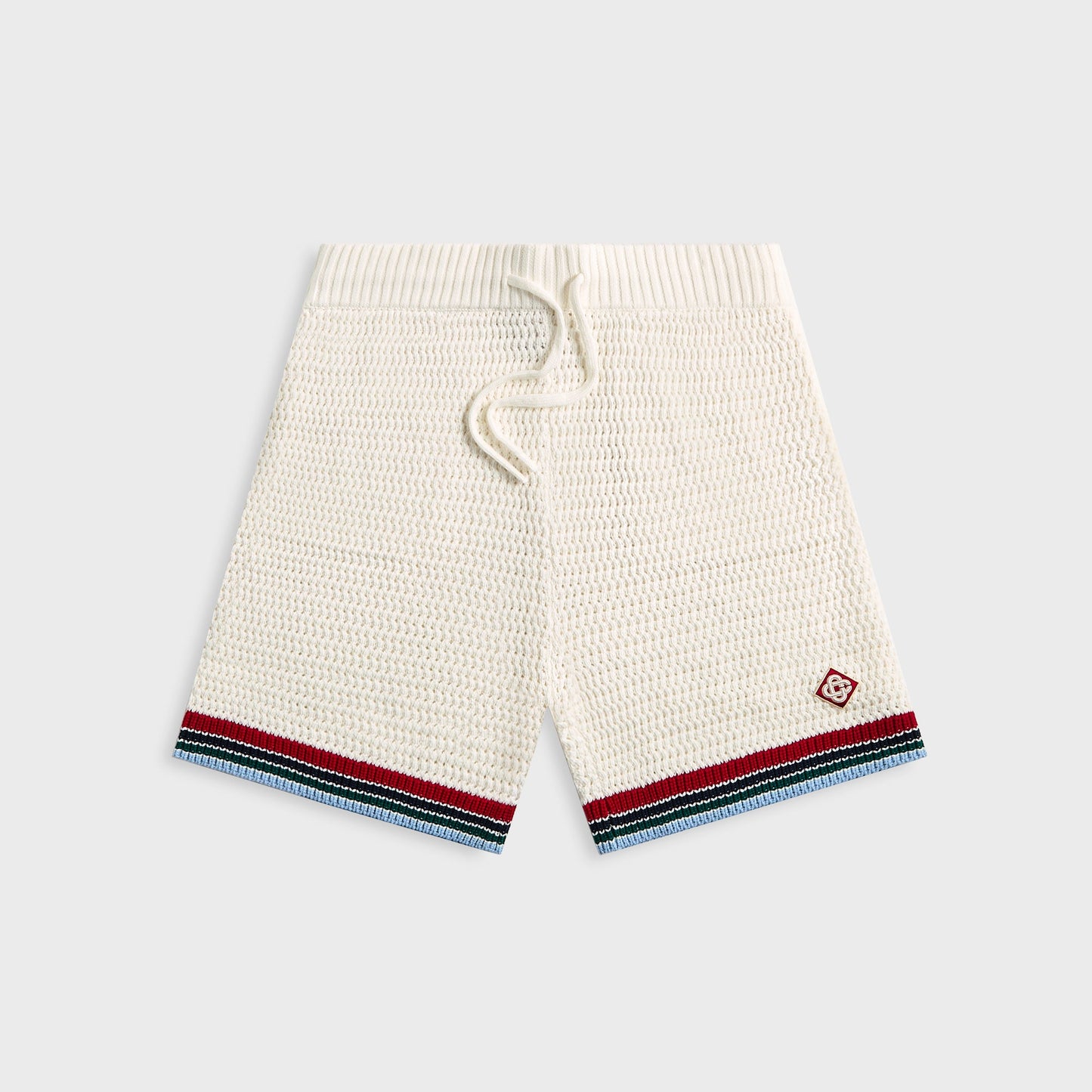 Men Kith Casablanca Sporty Crochet Short - White