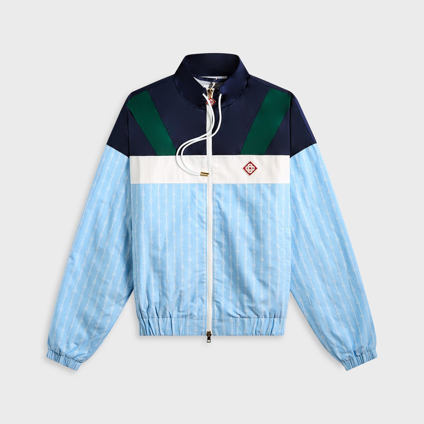 Men Kith Casablanca Nylon Track Jacket - Blue