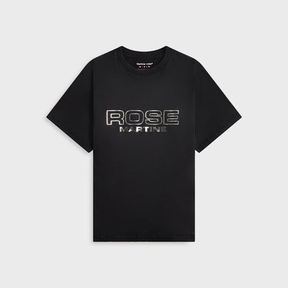 Men Kith Martine Rose Classic Tee - Black Rose Outline