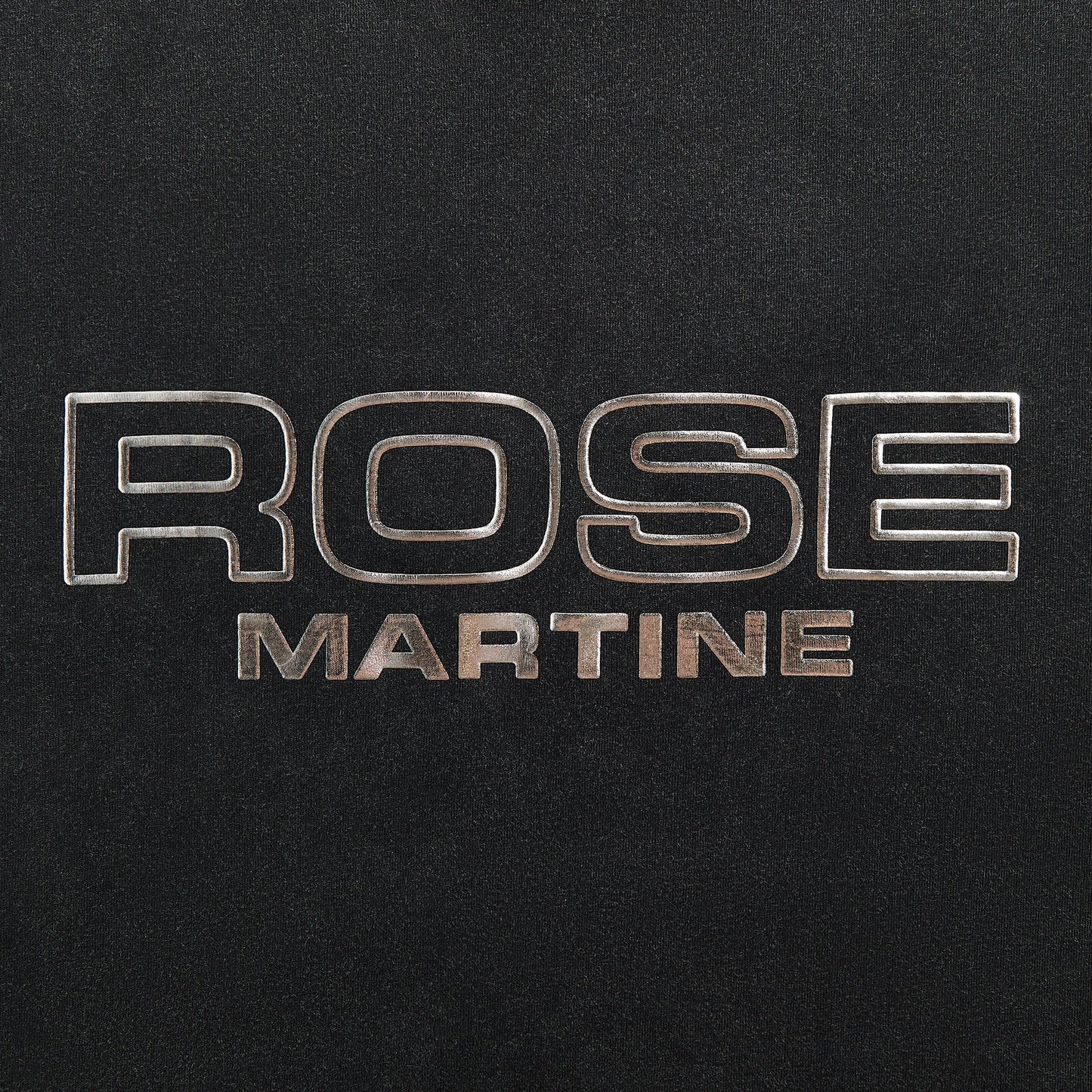 Men Kith Martine Rose Classic Tee - Black Rose Outline