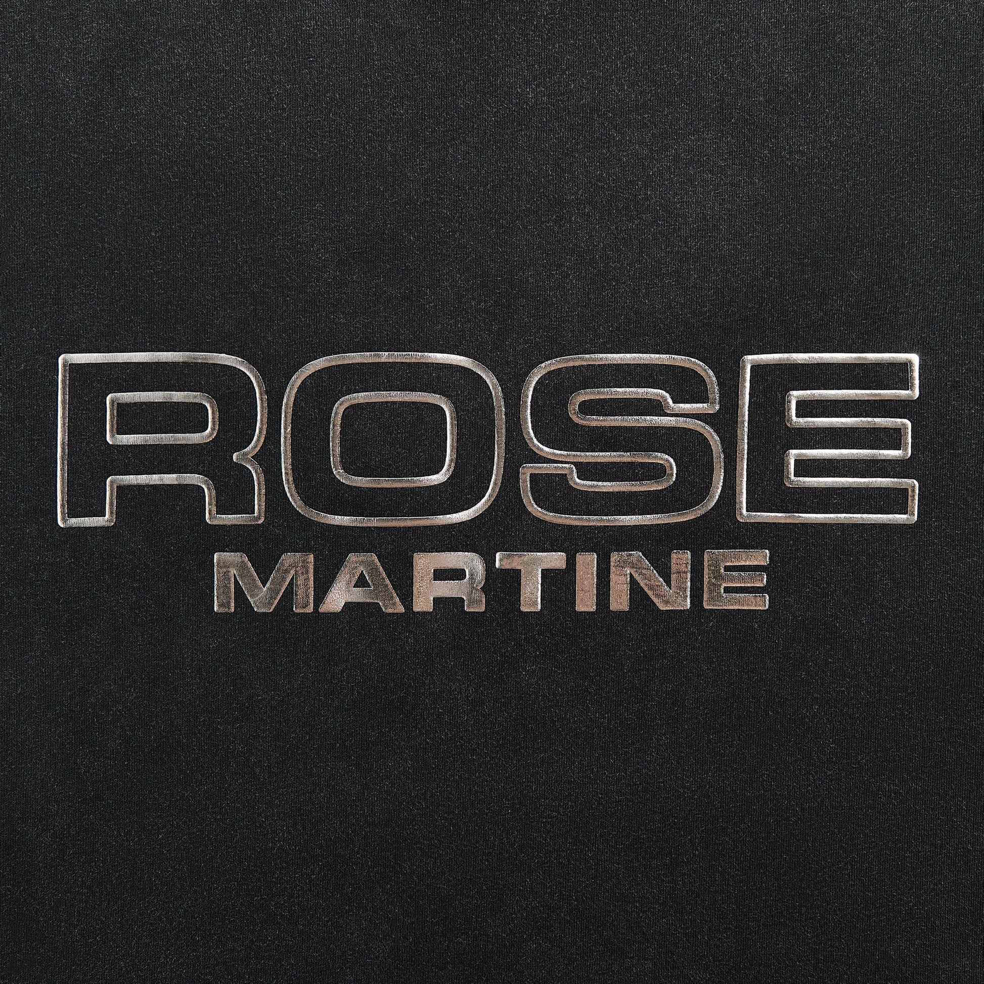 Men Kith Martine Rose Classic Tee - Black Rose Outline