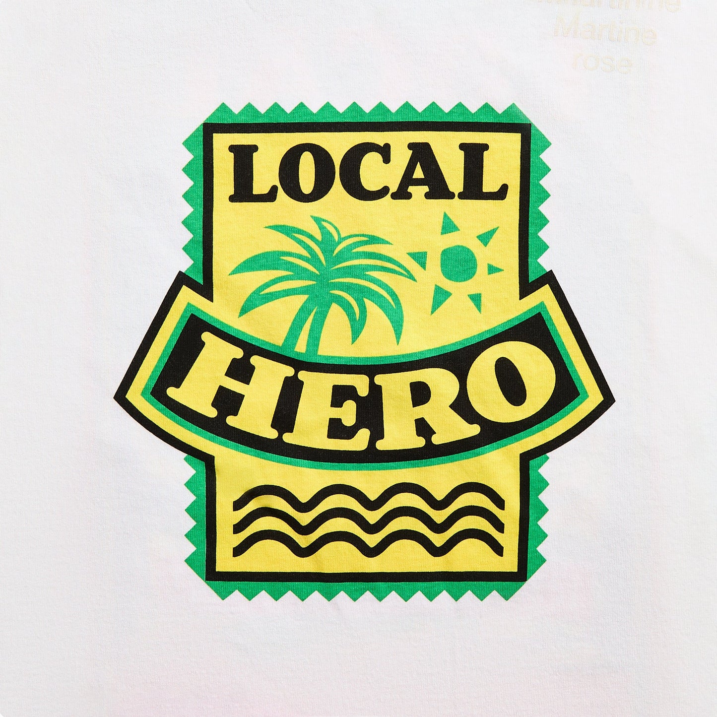 Men Kith Martine Rose Oversized Tee - White Local Hero