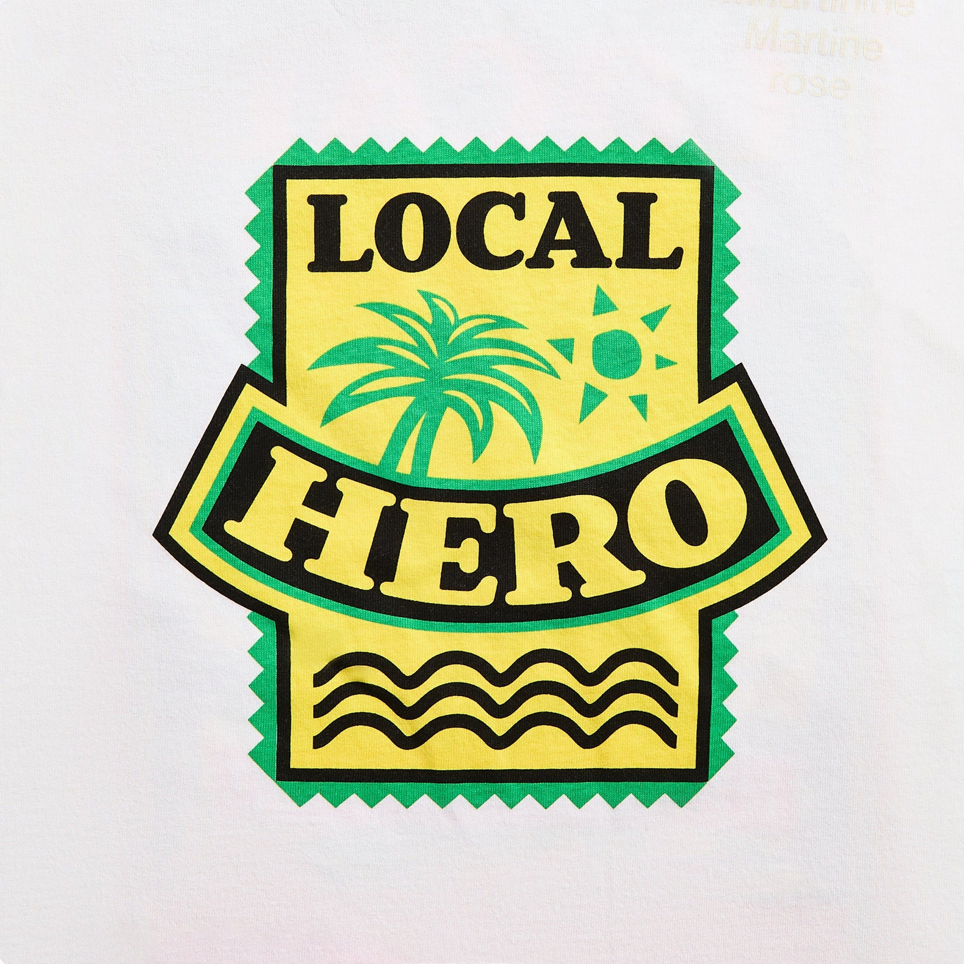 Men Kith Martine Rose Oversized Tee - White Local Hero