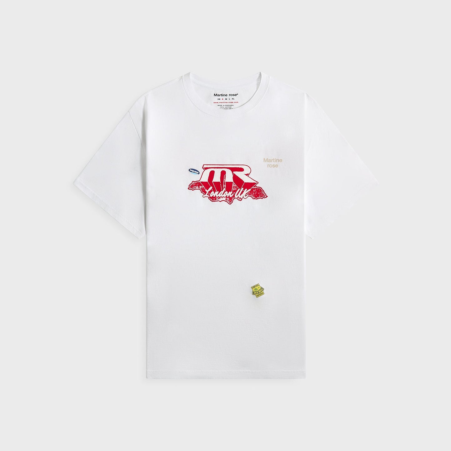 Men Kith Martine Rose Classic Tee - White Mr Jamaica
