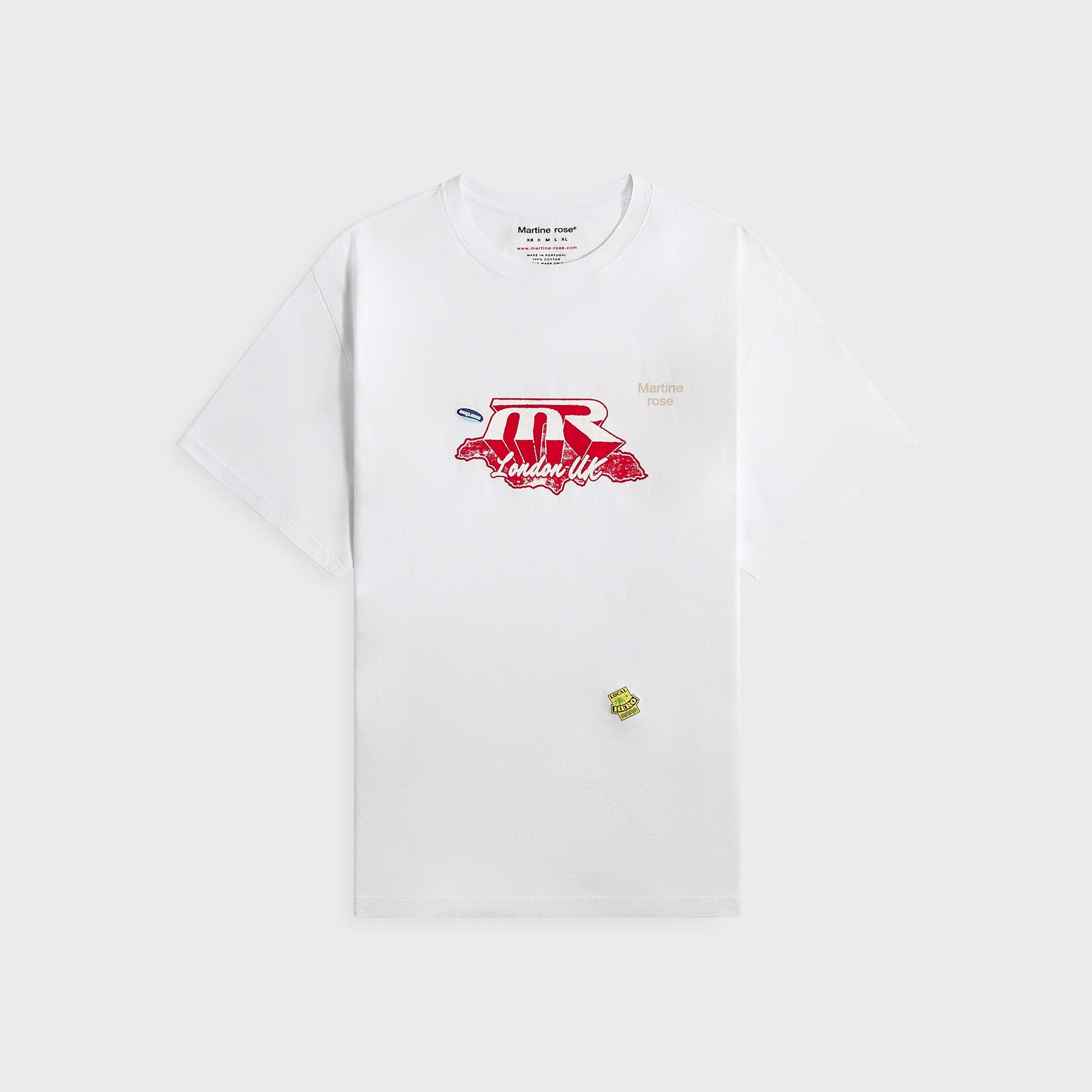 Men Kith Martine Rose Classic Tee - White Mr Jamaica