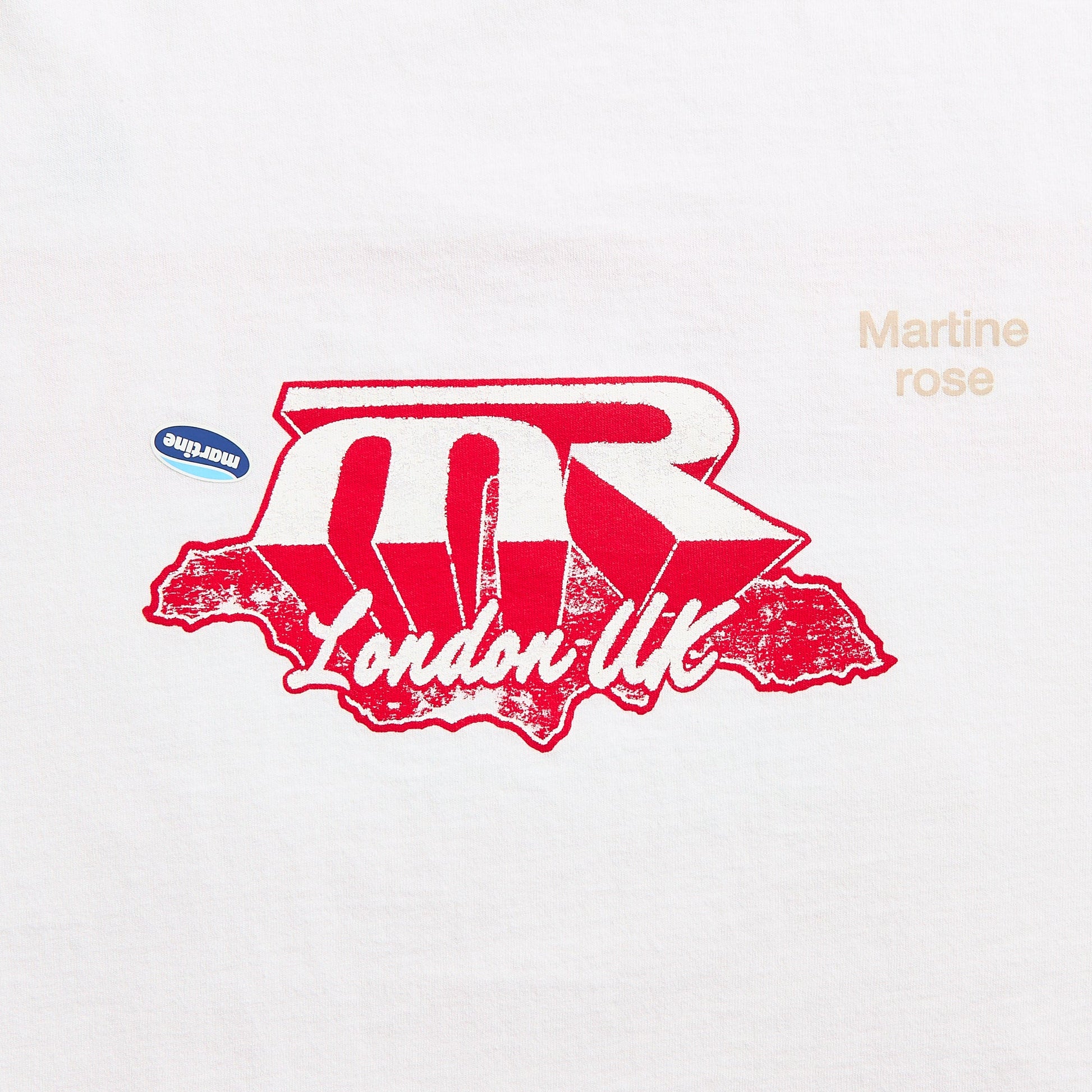 Men Kith Martine Rose Classic Tee - White Mr Jamaica