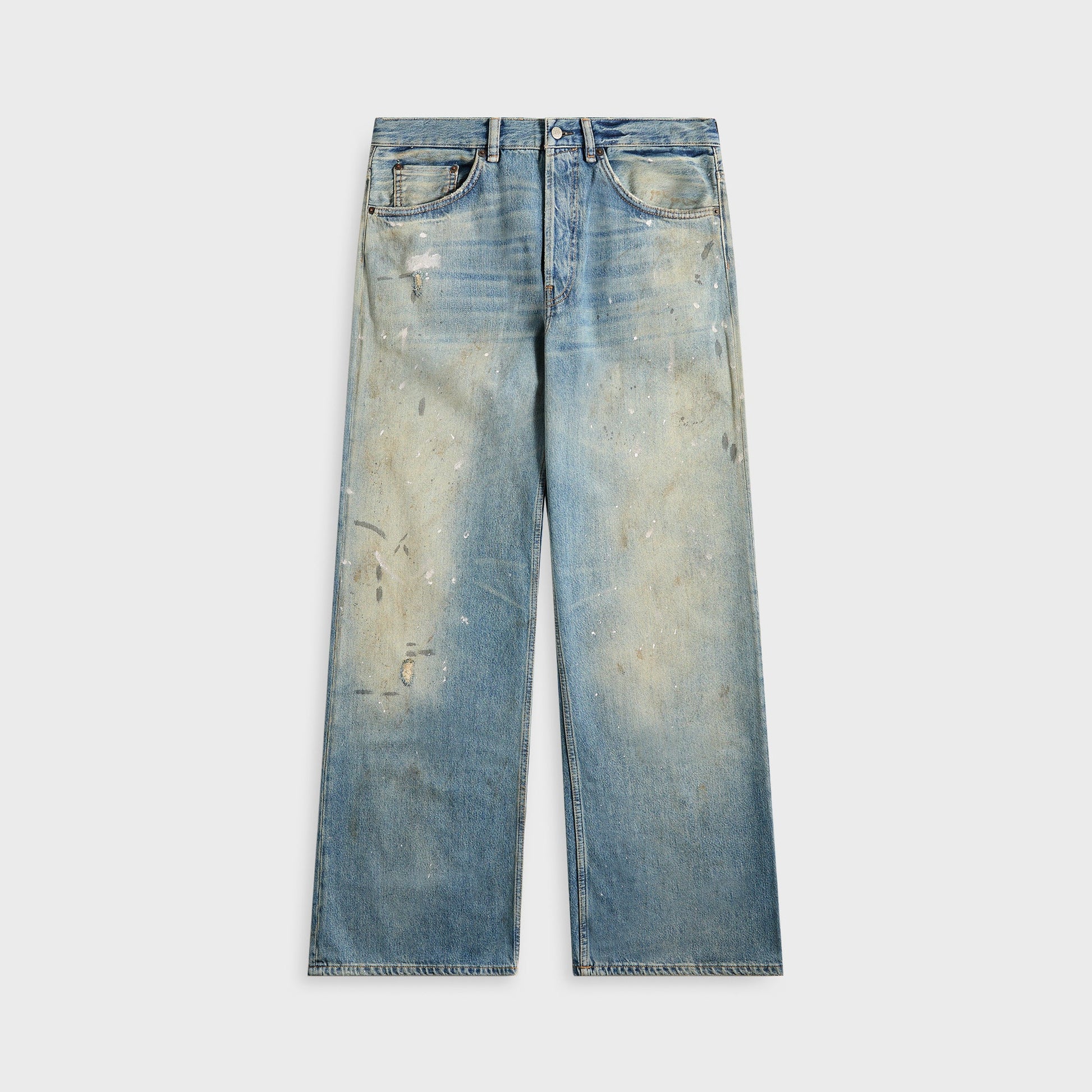 Men Kith Acne Studios Loose Fit Jeans - Light Blue
