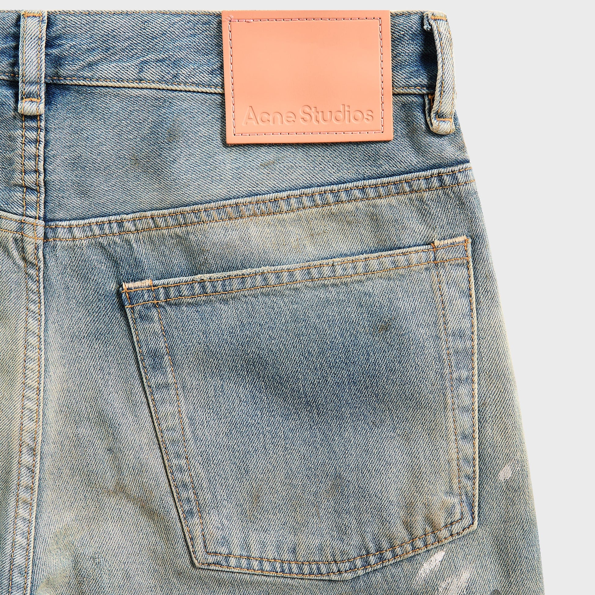 Men Kith Acne Studios Loose Fit Jeans - Light Blue