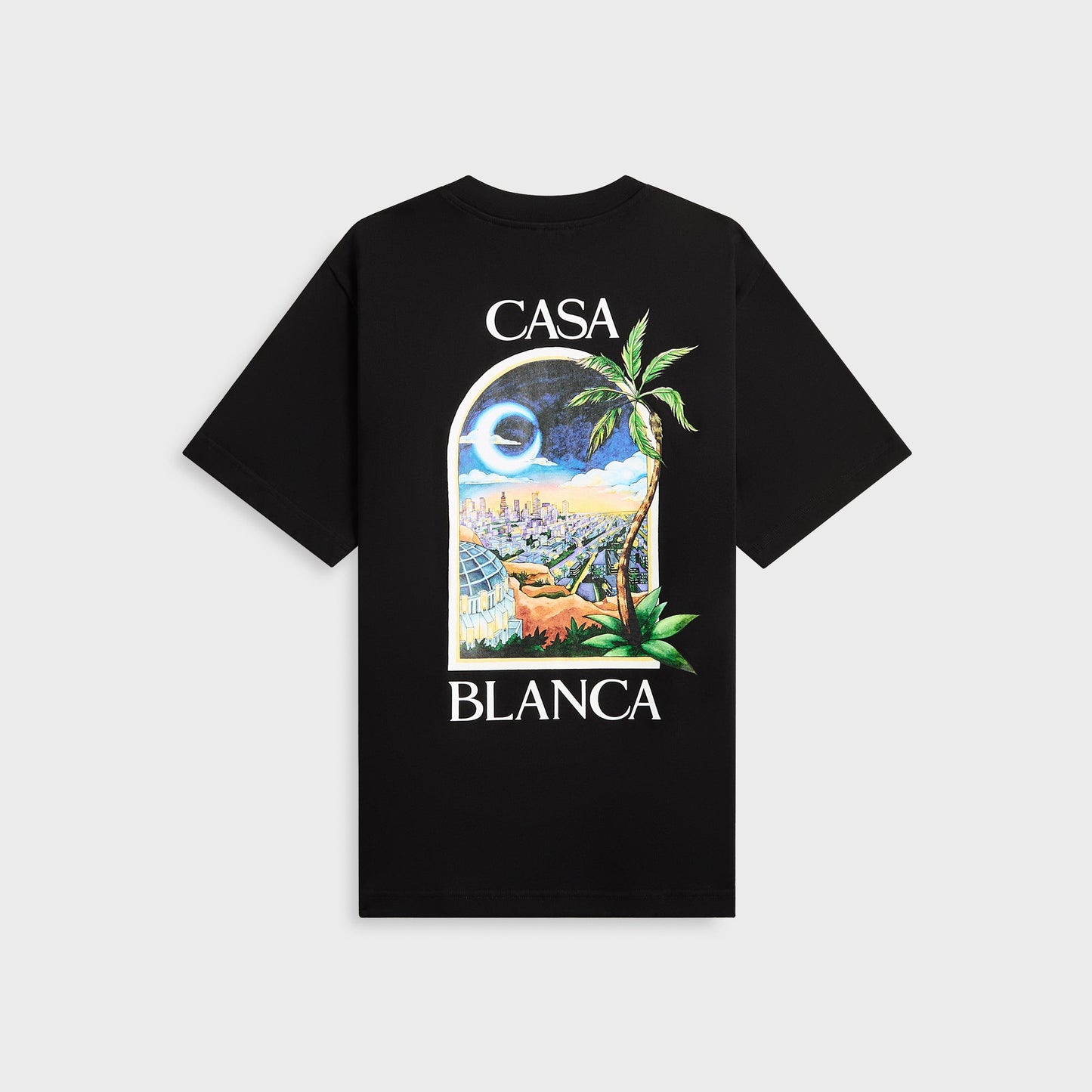 Men Kith Casablanca La Night Printed Tee - Black