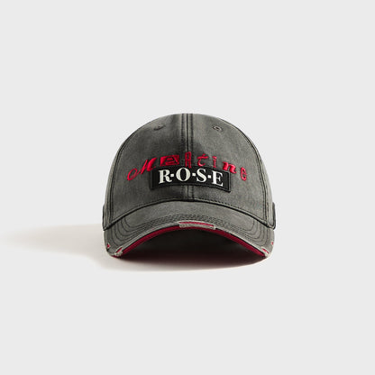 Men Kith Martine Rose Roll Back Cap - Grey / Red