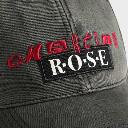 Men Kith Martine Rose Roll Back Cap - Grey / Red