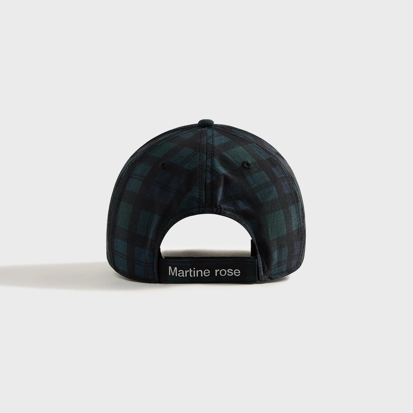 Men Kith Martine Rose Nylon Cap - Black / Tartan