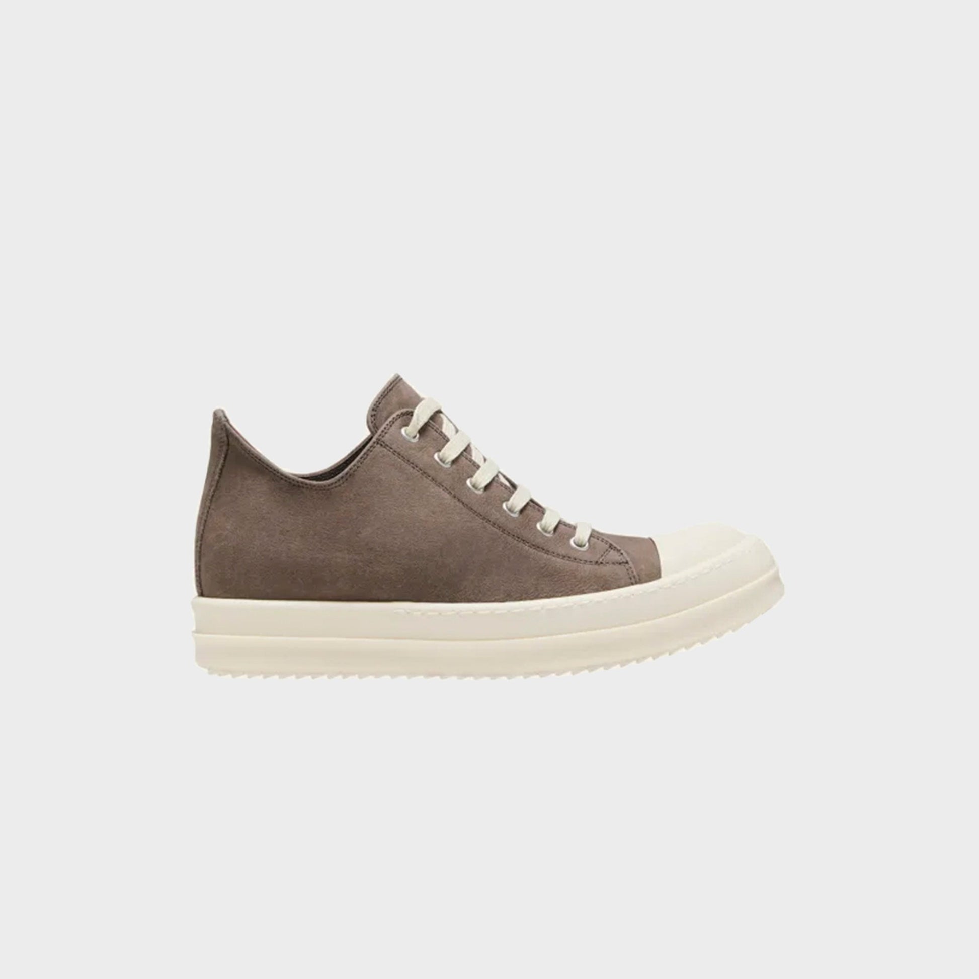 Men Kith Rick Owens Low Sneakers - Dust / Milk / Milk