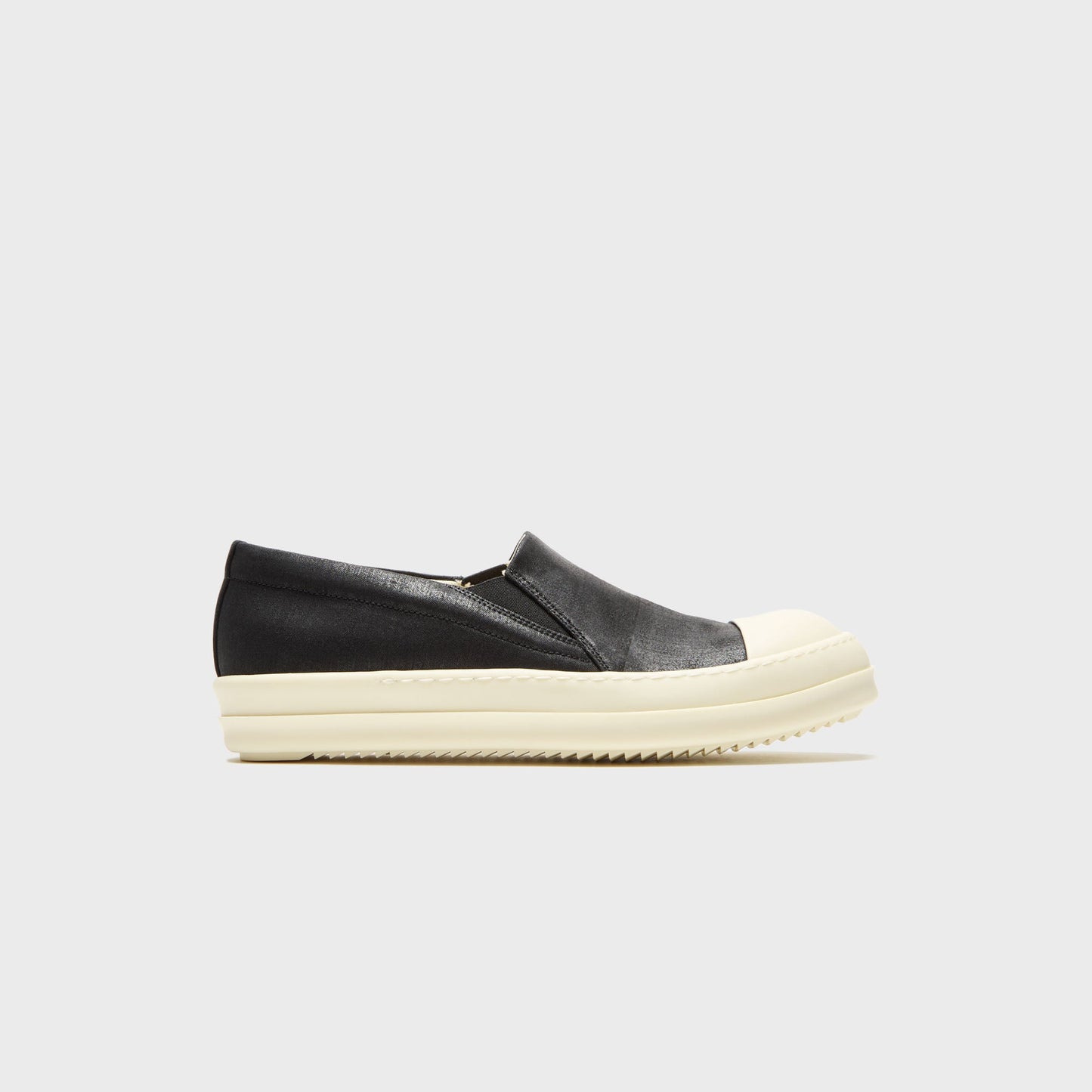 Men Kith Rick Owens Boat Sneaks Scarpe - Denim Black / Milk / Milk