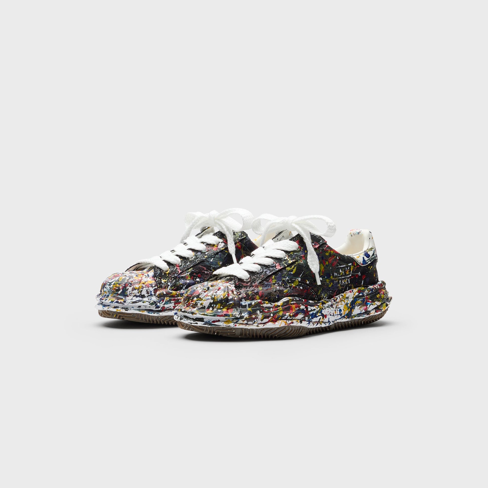 Men Kith Mihara Yasuhiro Blakey Original Sole Sputtering Canvas Low Top Sneaker