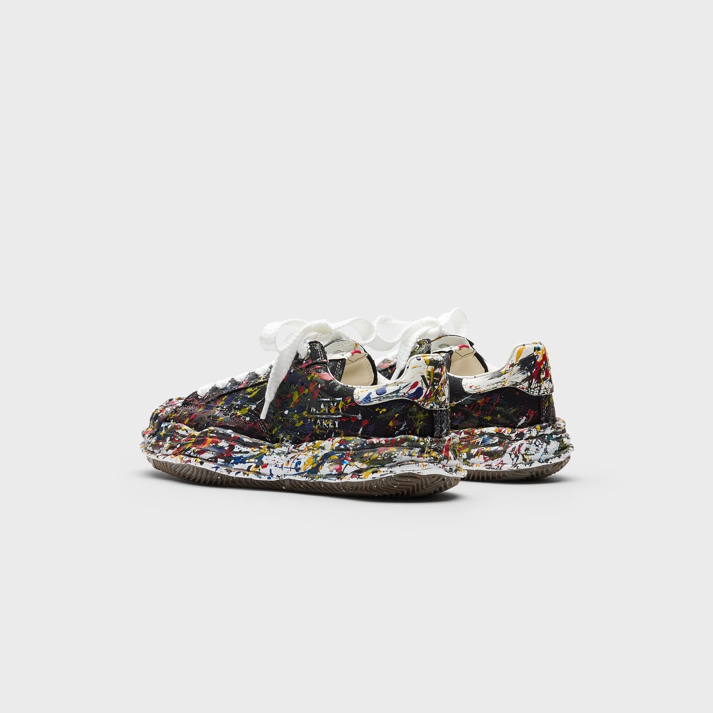 Men Kith Mihara Yasuhiro Blakey Original Sole Sputtering Canvas Low Top Sneaker