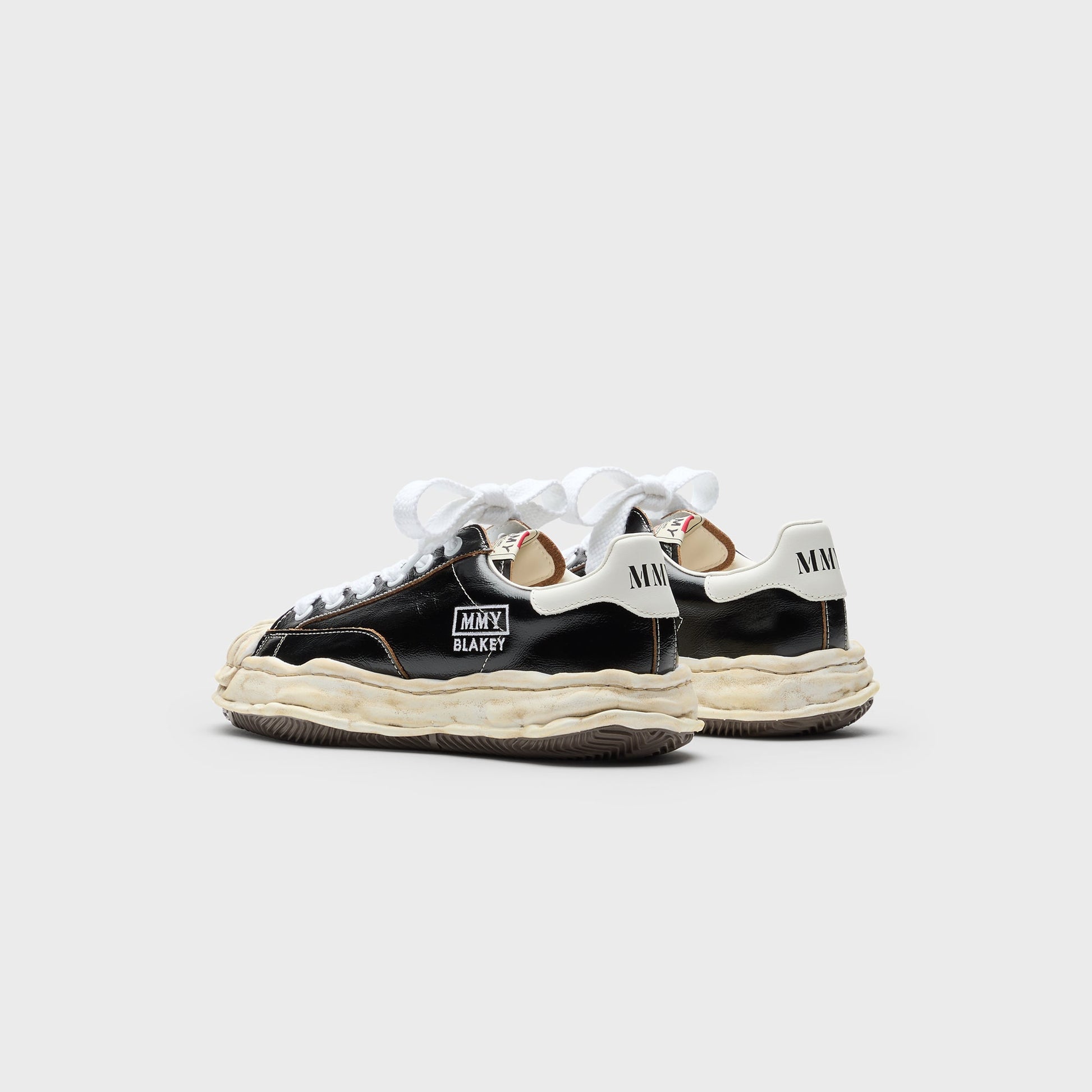 Men Kith Mihara Yasuhiro Blakey Original Sole Wrinkled Leather Low Top Sneaker