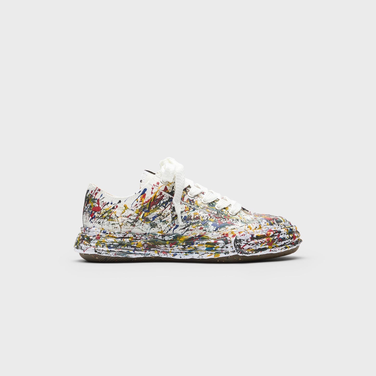 Men Kith Mihara Yasuhiro Peterson 23 Original Sole Sputtering Canvas Low Top Sn
