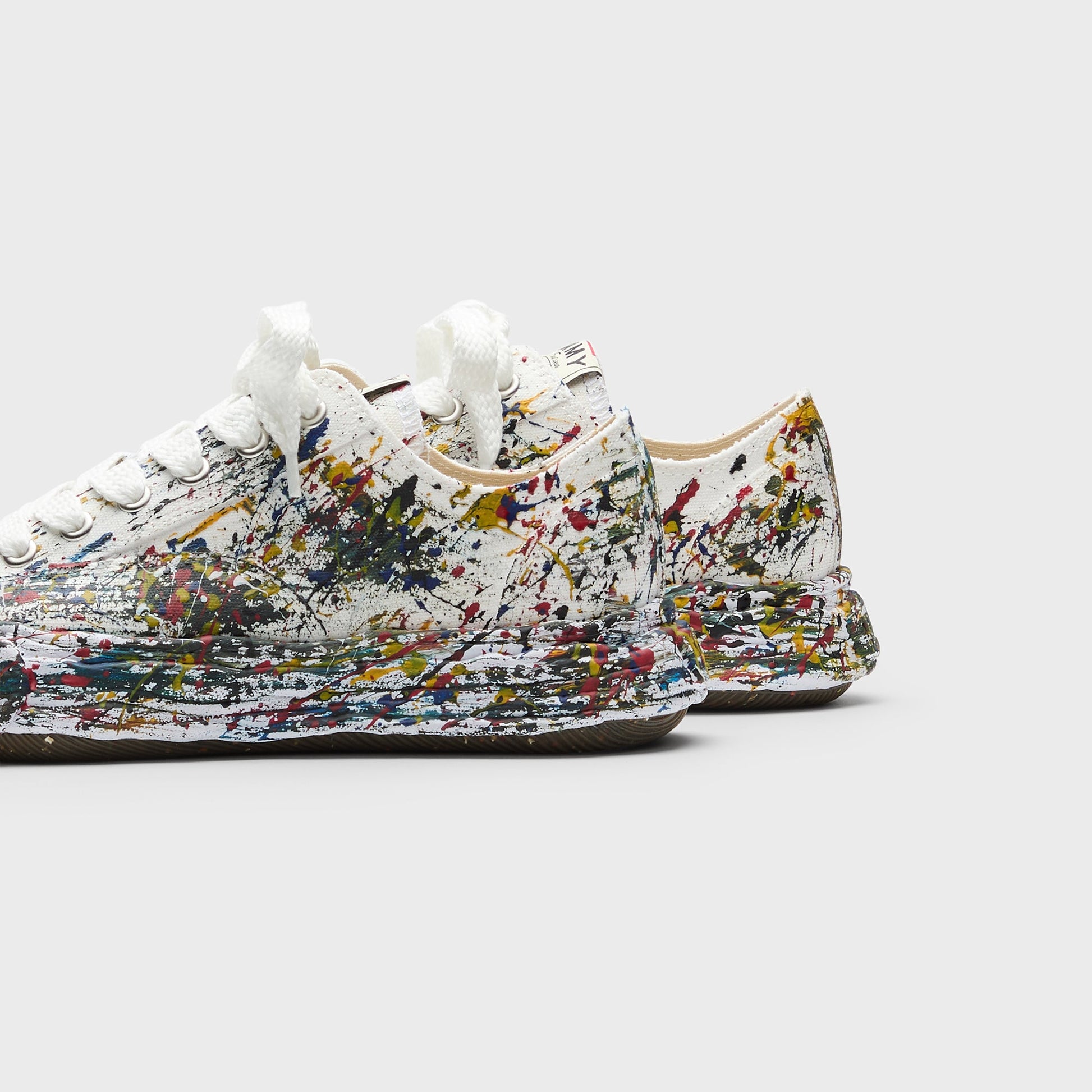 Men Kith Mihara Yasuhiro Peterson 23 Original Sole Sputtering Canvas Low Top Sn