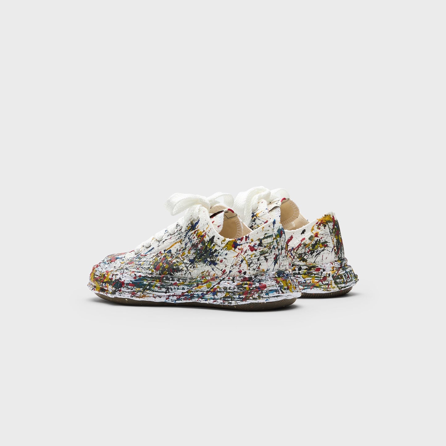 Men Kith Mihara Yasuhiro Peterson 23 Original Sole Sputtering Canvas Low Top Sn