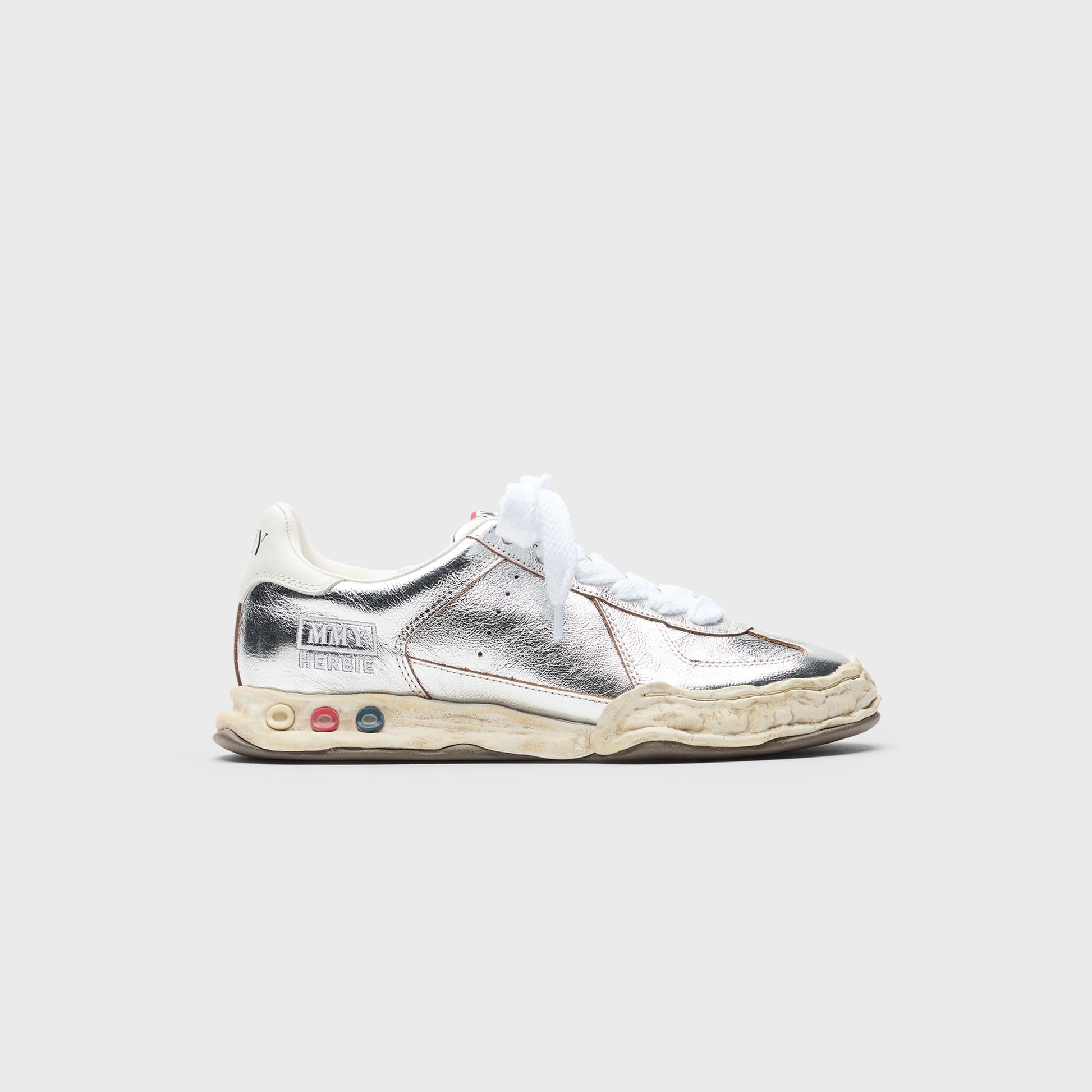 Men Kith Mihara Yasuhiro Herbie Original Sole Wrinkled Leather Low Top Sneaker