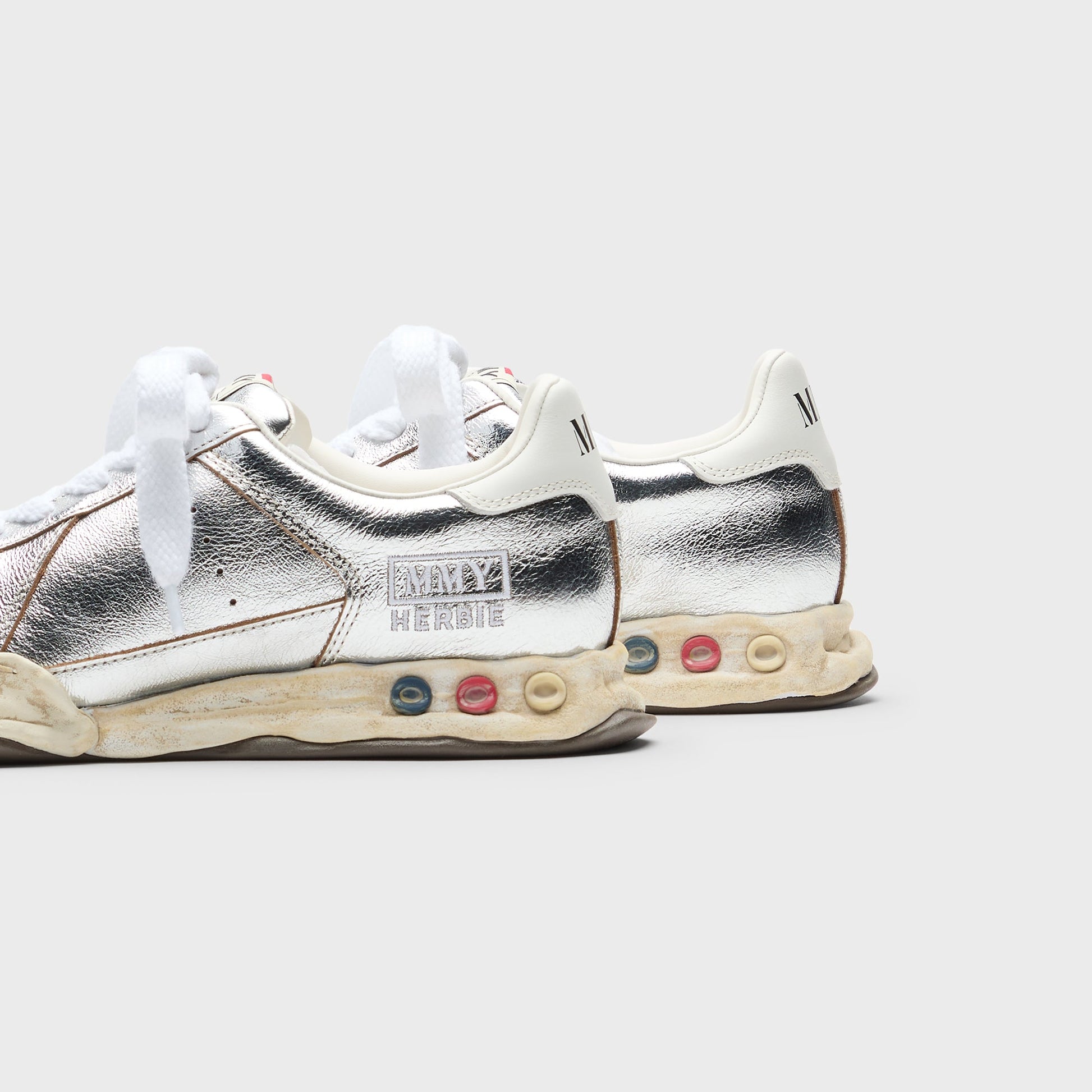 Men Kith Mihara Yasuhiro Herbie Original Sole Wrinkled Leather Low Top Sneaker