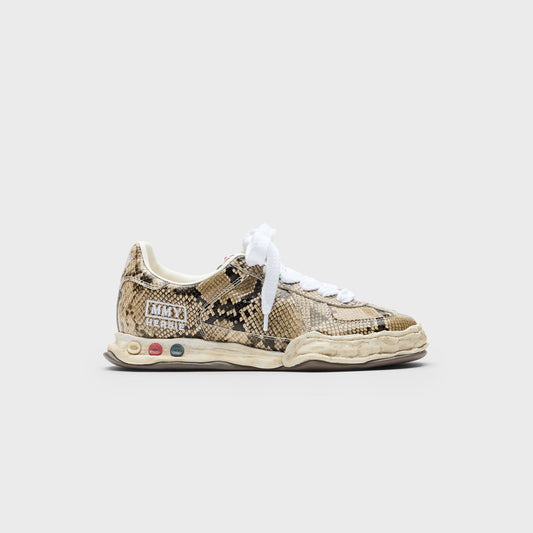 Men Kith Mihara Yasuhiro Herbie Original Sole Printed Python Leather Low Top Sn