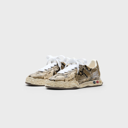 Men Kith Mihara Yasuhiro Herbie Original Sole Printed Python Leather Low Top Sn