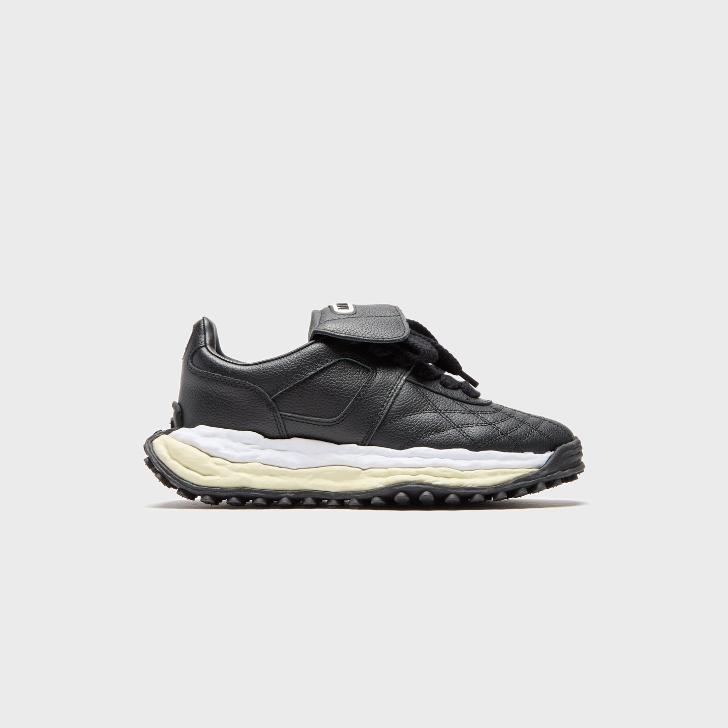 Men Kith Mihara Yasuhiro Scott Original Sole Leather Low-Top Sneaker - Black