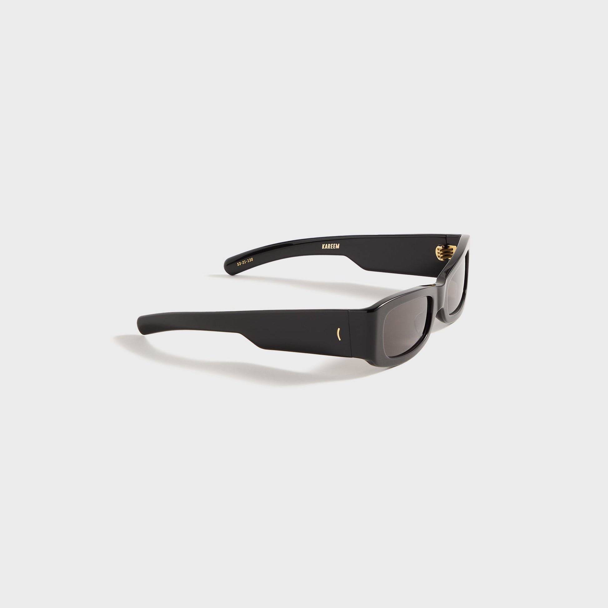 Men Kith Flatlist Kareem - Solid Black / Solid Black Lens
