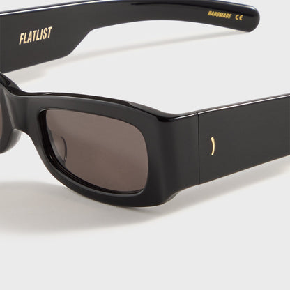 Men Kith Flatlist Kareem - Solid Black / Solid Black Lens