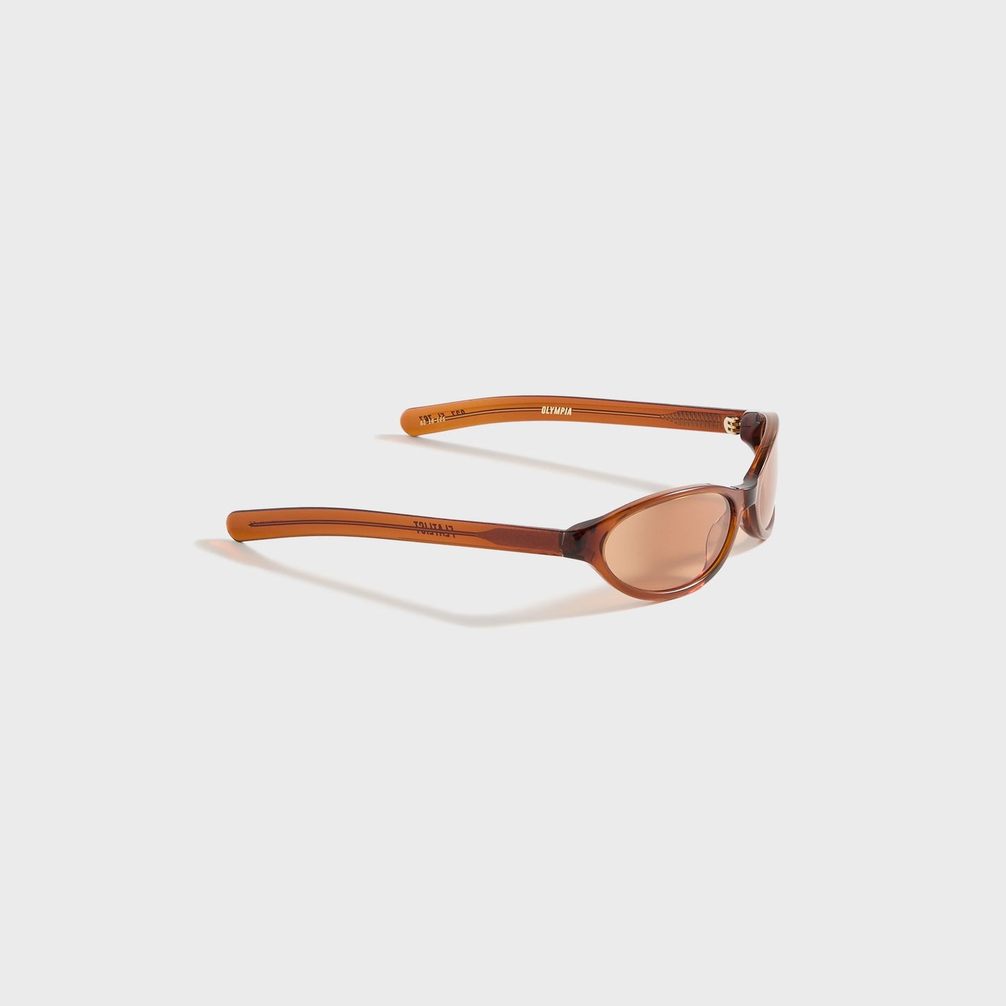 Men Kith Flatlist Olympia - Crystal Brown / Brown Lens