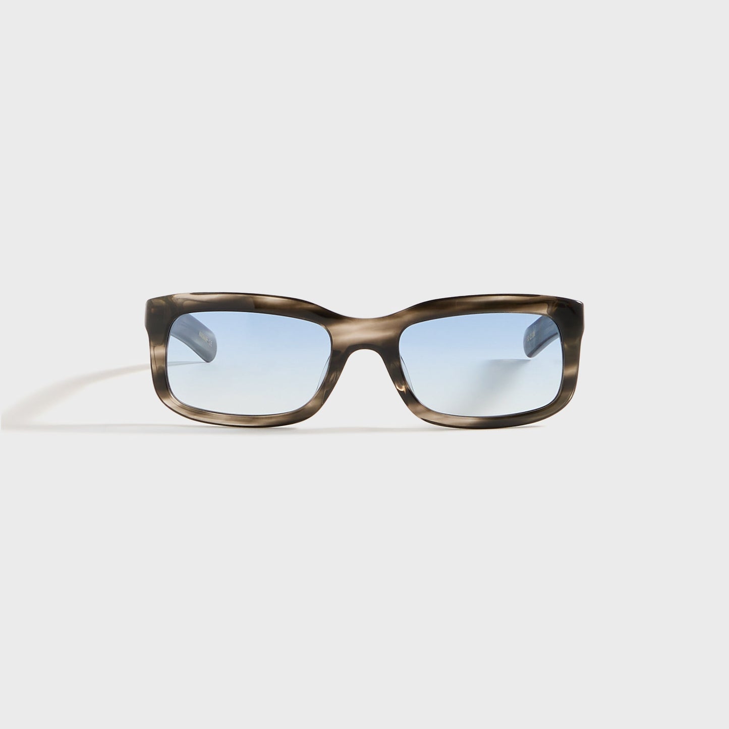 Men Kith Flatlist Palmer - Grey Havana / Blue Gradient Lens