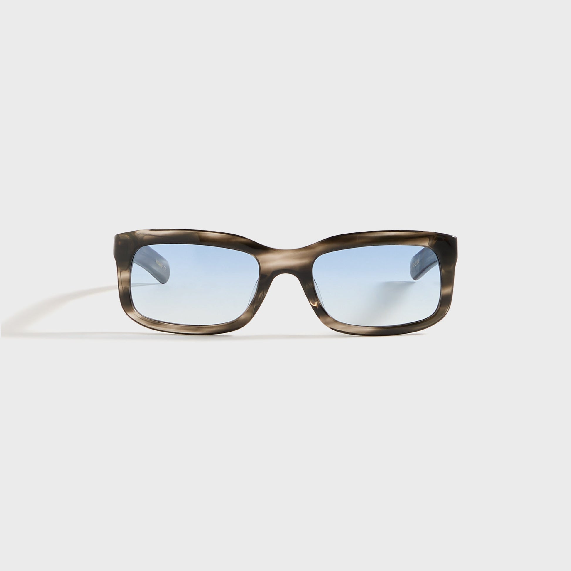 Men Kith Flatlist Palmer - Grey Havana / Blue Gradient Lens