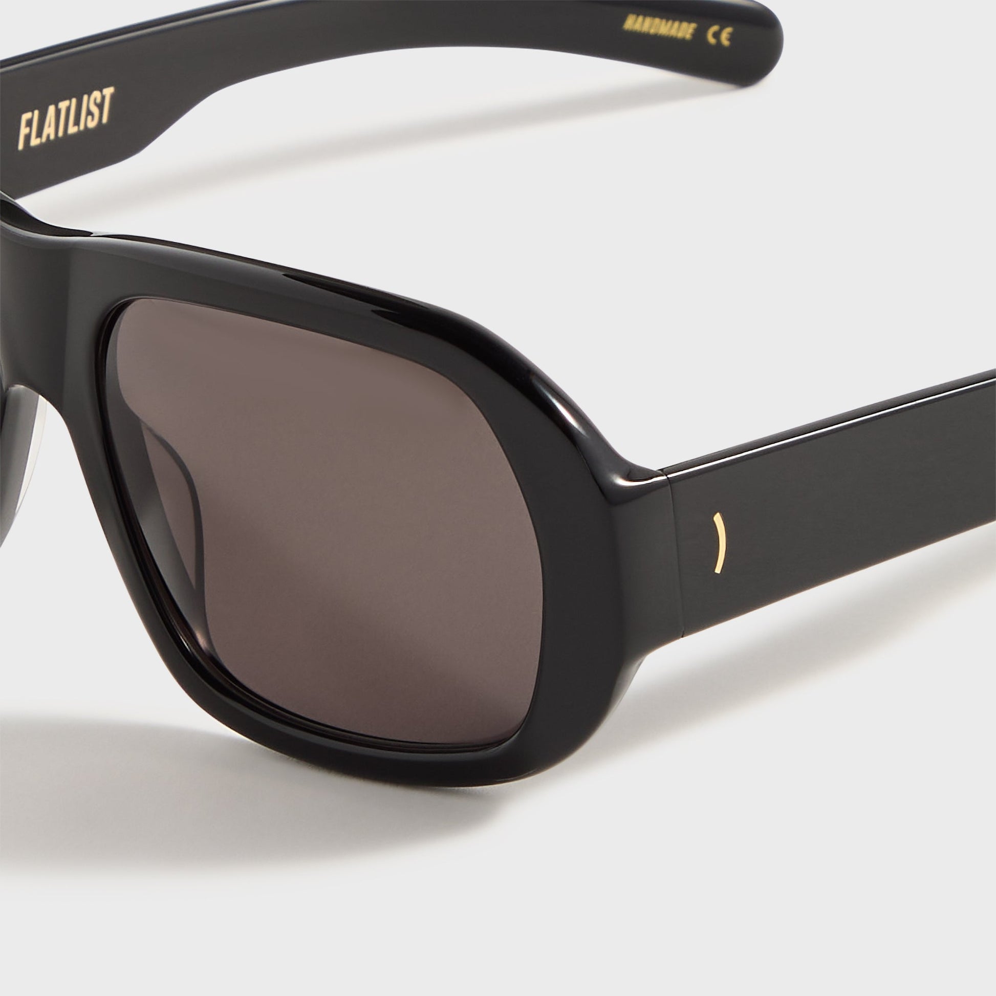 Men Kith Flatlist Ford - Solid Black / Solid Black Lens