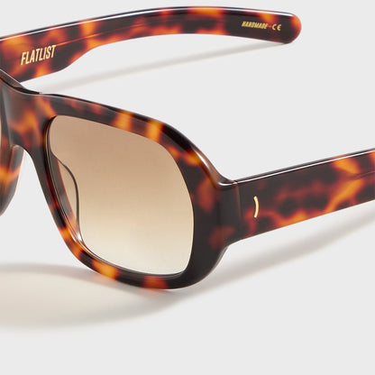 Men Kith Flatlist Ford - Havana / Light Brown Gradient Lens