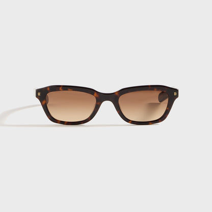 Men Kith Flatlist Clint - Dark Tortoise / Brown Gradient Lens
