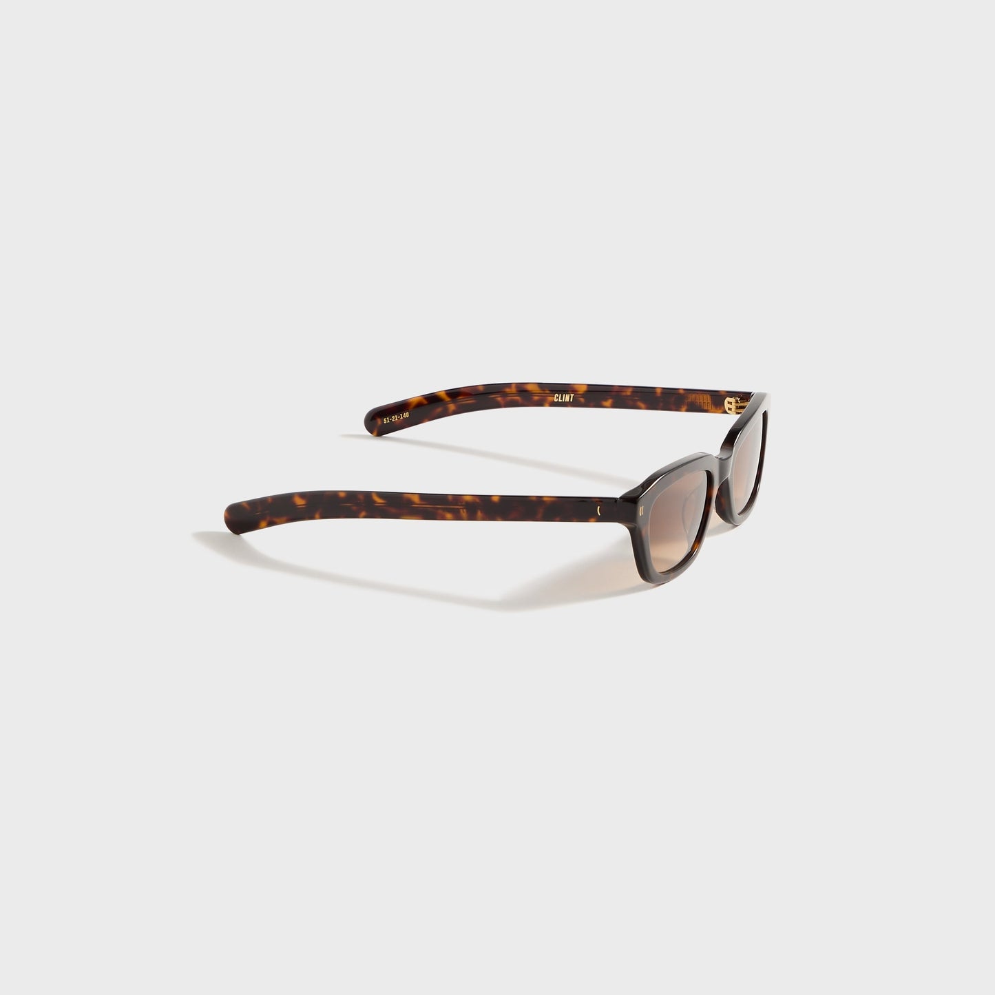 Men Kith Flatlist Clint - Dark Tortoise / Brown Gradient Lens
