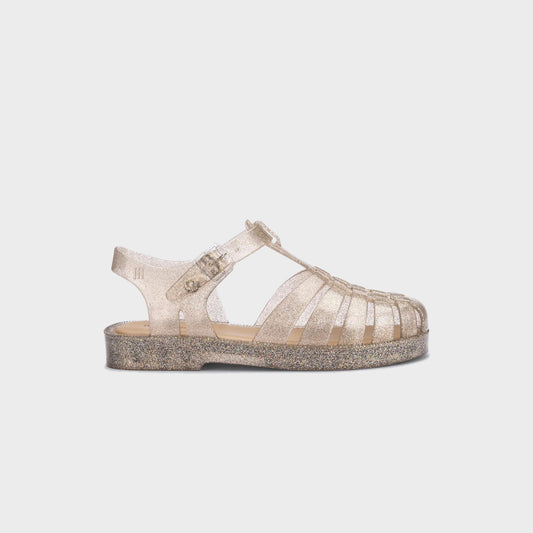 Kids Kith Melissa Kids Possession Sandal - Beige Glitter