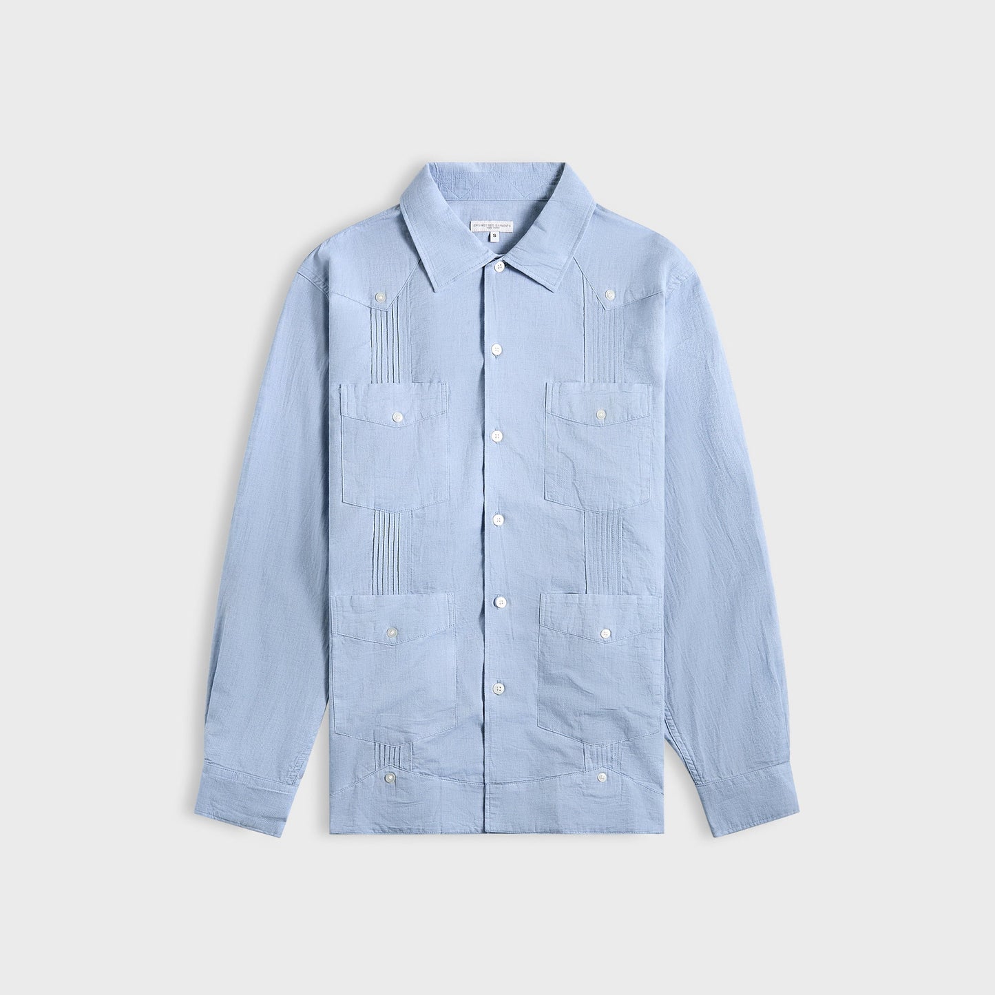 Men Kith Engineered Garments Guayabera Shirt - Light Blue