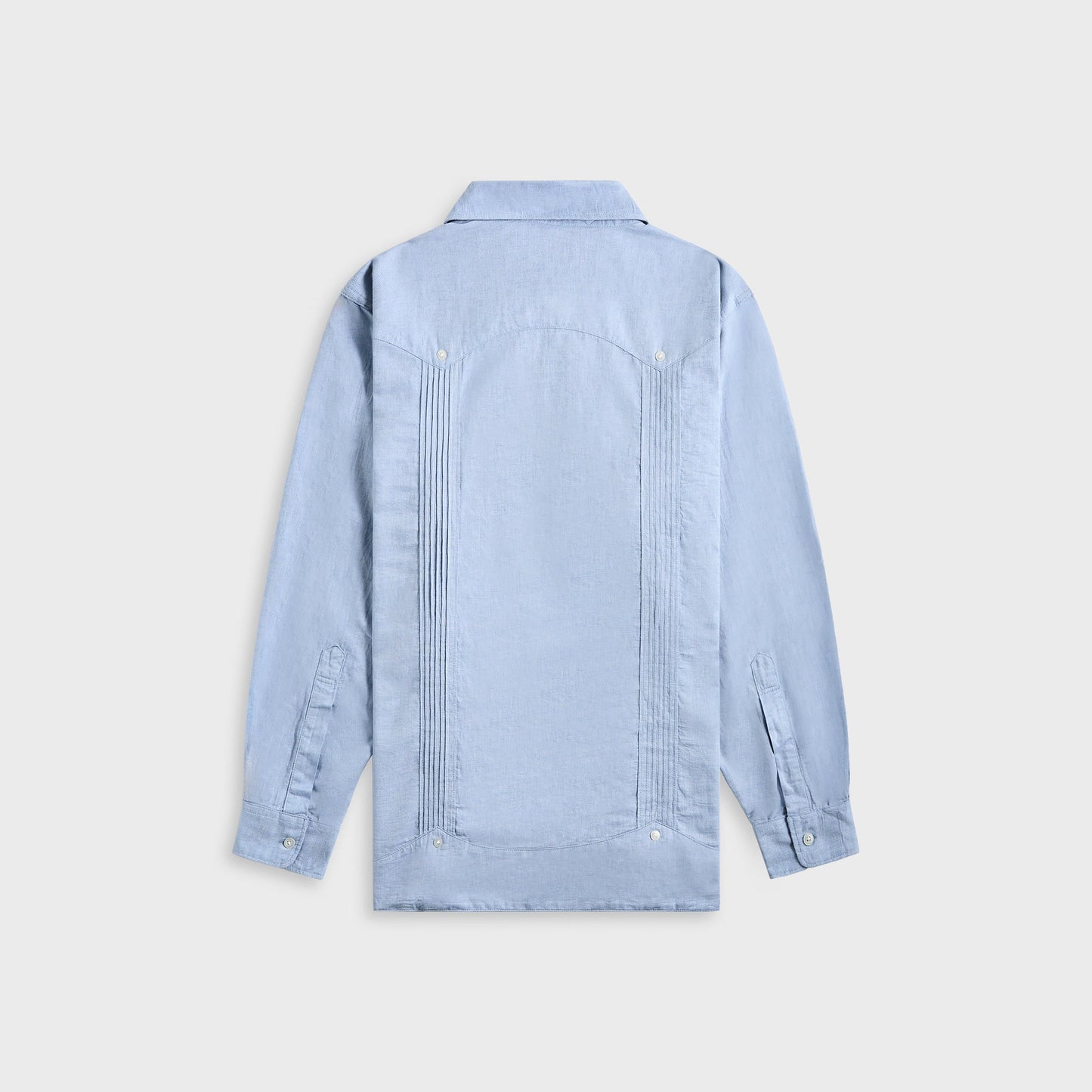 Men Kith Engineered Garments Guayabera Shirt - Light Blue