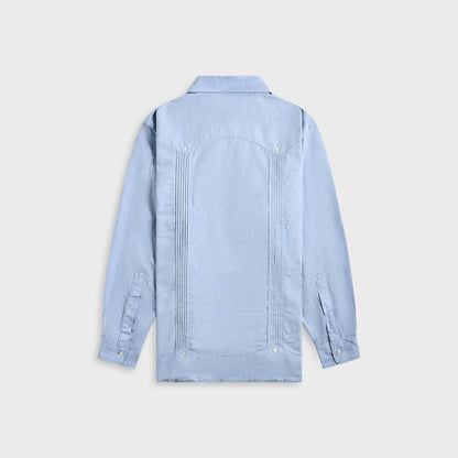 Men Kith Engineered Garments Guayabera Shirt - Light Blue