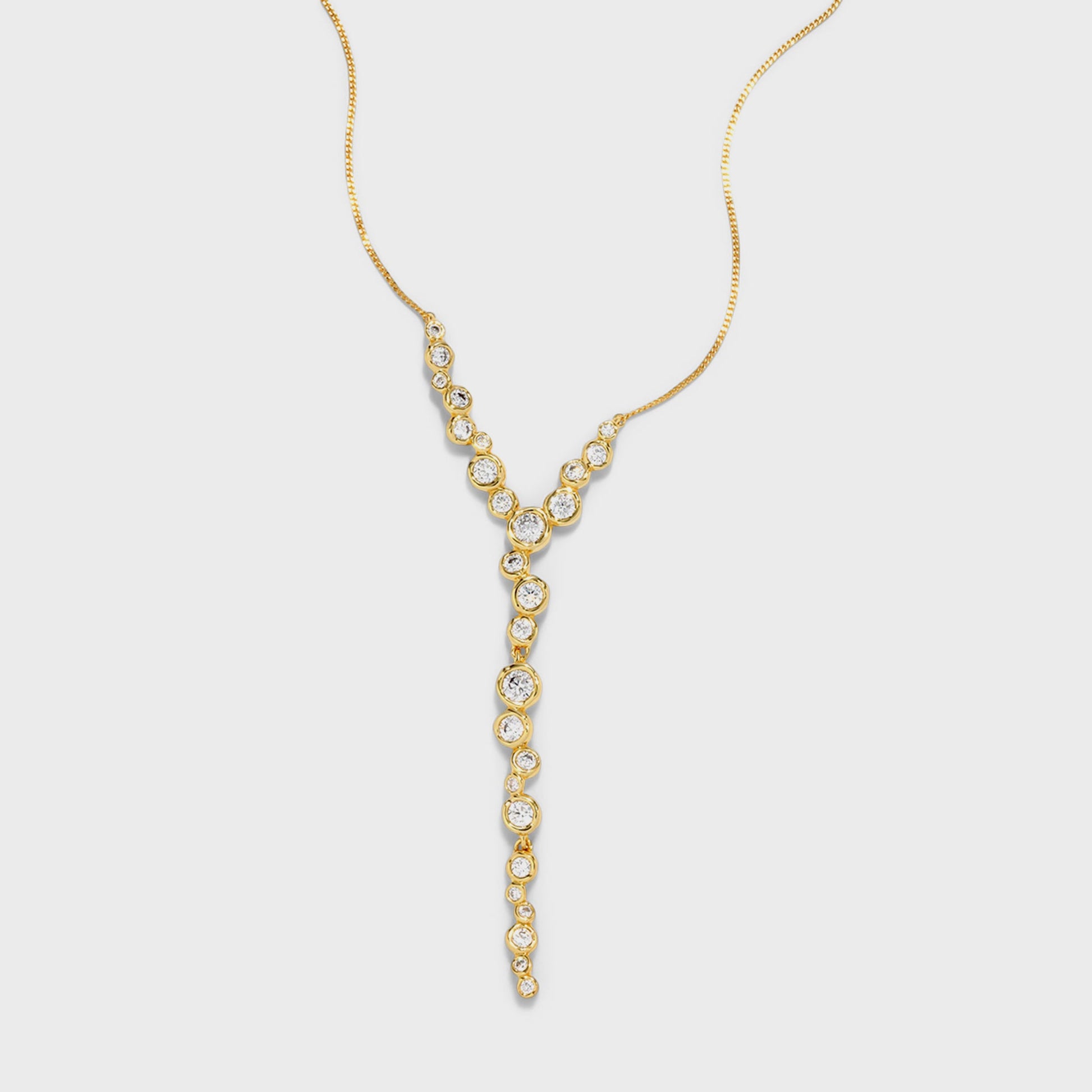 Women Kith Alexis Bittar Asterales Gold CZ Constellation Necklace - Gold