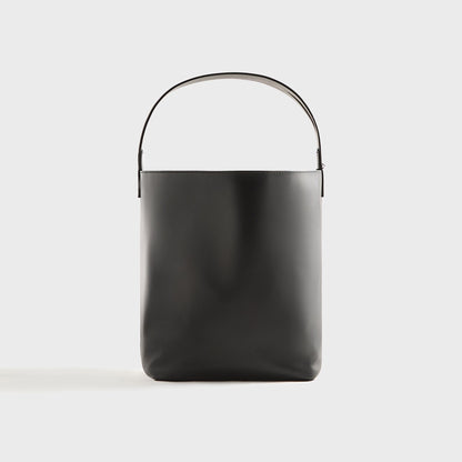 Men Kith Auralee Leather Shoulder Bag Made by Aeta - Black